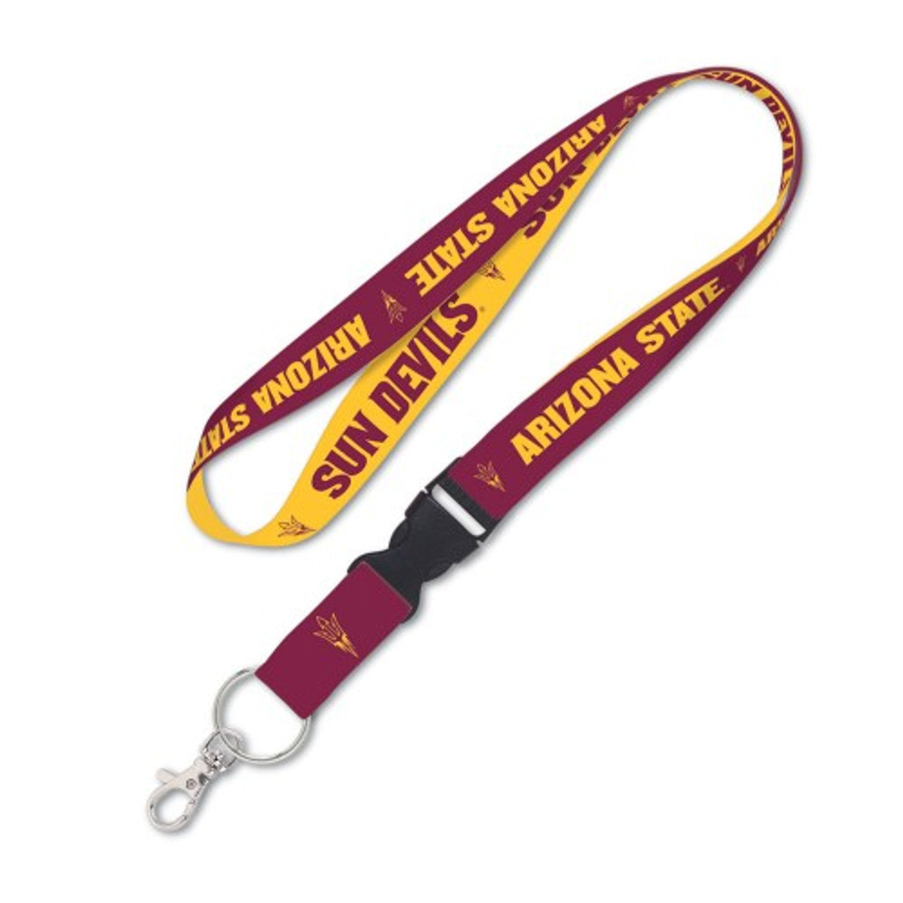 Arizona State Sun Devils Lanyard with Detachable Buckle - Sports Collectibles, Sports Memorabilia, Sports Fan Shop, Sports Gifts