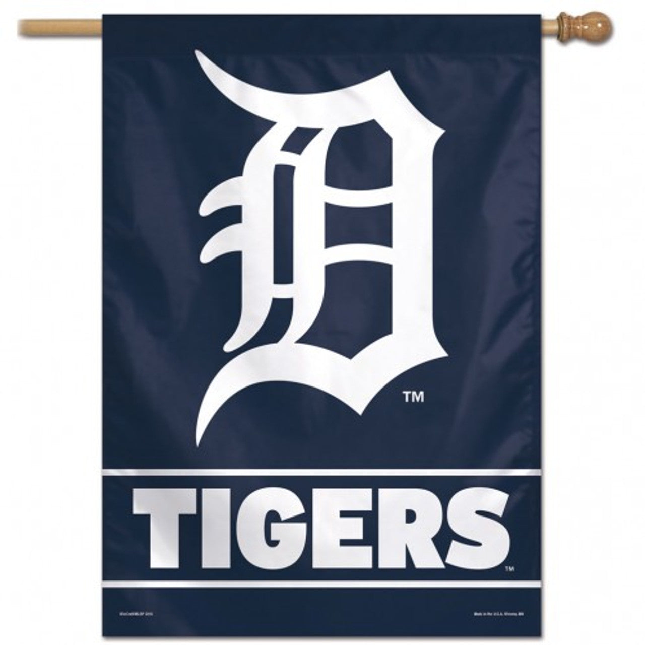 Detroit Tigers Banner 28x40 Vertical - Sports Collectibles, Sports Memorabilia, Sports Fan Shop, Sports Gifts