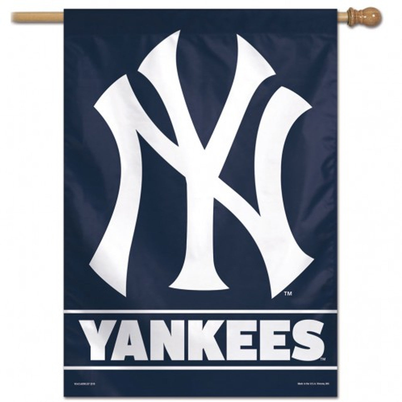 New York Yankees Banner 28x40 Vertical Third Design - Sports Collectibles, Sports Memorabilia, Sports Fan Shop, Sports Gifts