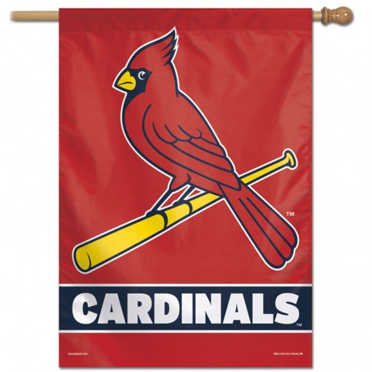 St. Louis Cardinals Banner 28x40 Vertical - Sports Collectibles, Sports Memorabilia, Sports Fan Shop, Sports Gifts