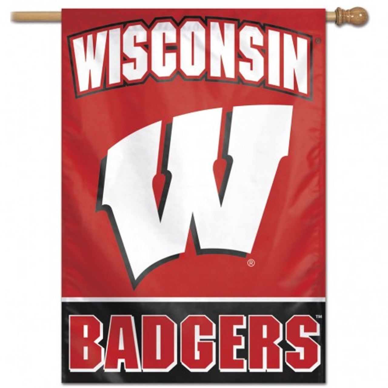 Wisconsin Badgers Banner 28x40 Vertical - Special Order - Sports Collectibles, Sports Memorabilia, Sports Fan Shop, Sports Gifts