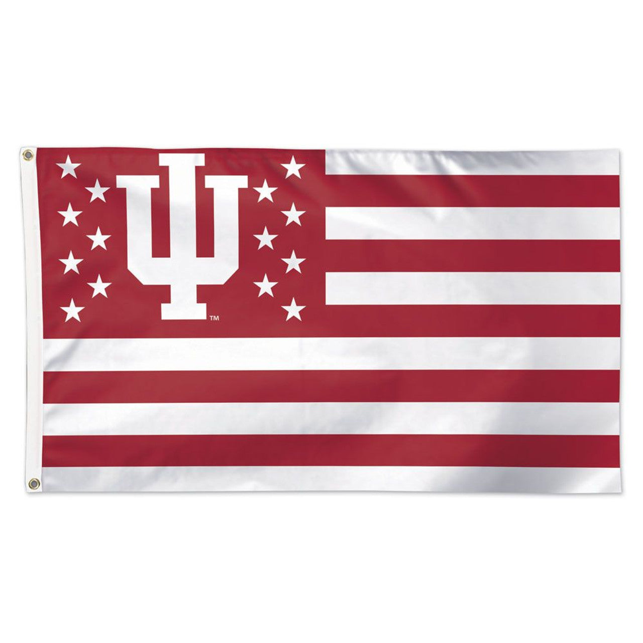 Indiana Hoosiers Flag 3x5 Americana Design - Special Order - Sports Collectibles, Sports Memorabilia, Sports Fan Shop, Sports Gifts