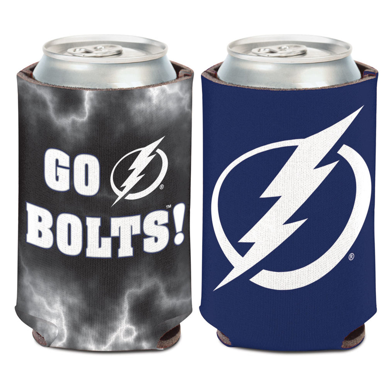Tampa Bay Lightning Can Cooler Slogan Design Special Order - Sports Collectibles, Sports Memorabilia, Sports Fan Shop, Sports Gifts