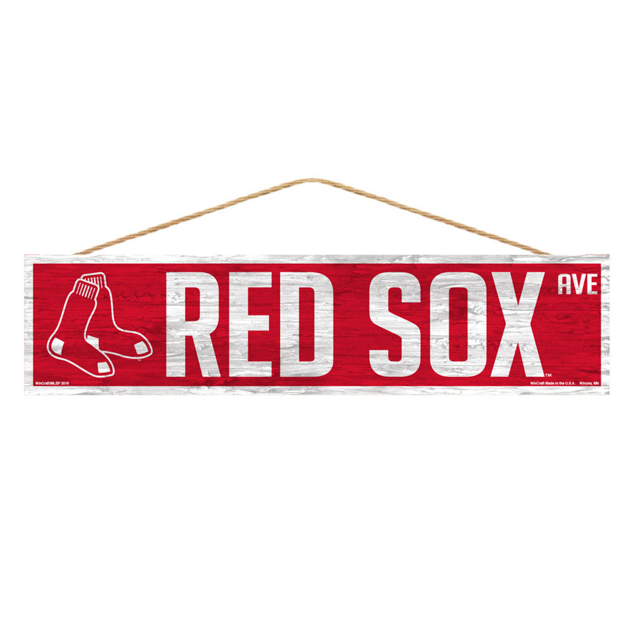 Boston Red Sox Sign 4x17 Wood Avenue Design - Sports Collectibles, Sports Memorabilia, Sports Fan Shop, Sports Gifts