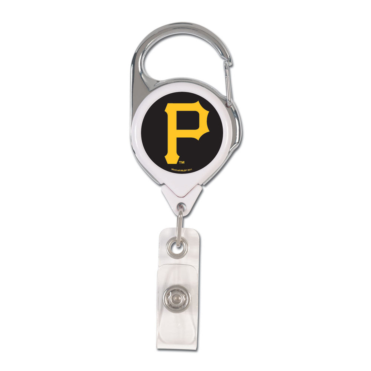 Pittsburgh Pirates Badge Holder Premium Retractable - Special Order - Sports Collectibles, Sports Memorabilia, Sports Fan Shop, Sports Gifts