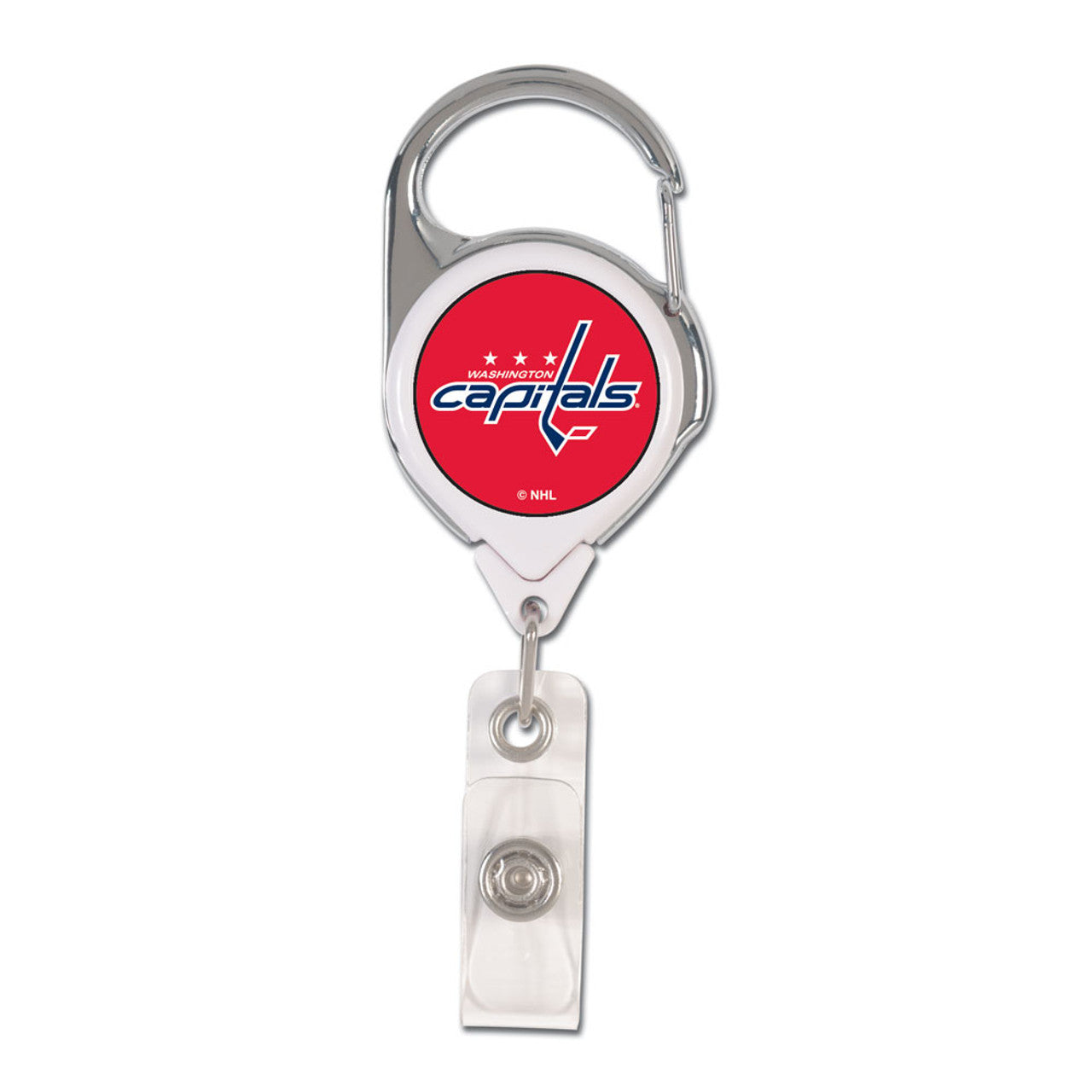 Washington Capitals Badge Holder Premium Retractable - Special Order - Sports Collectibles, Sports Memorabilia, Sports Fan Shop, Sports Gifts