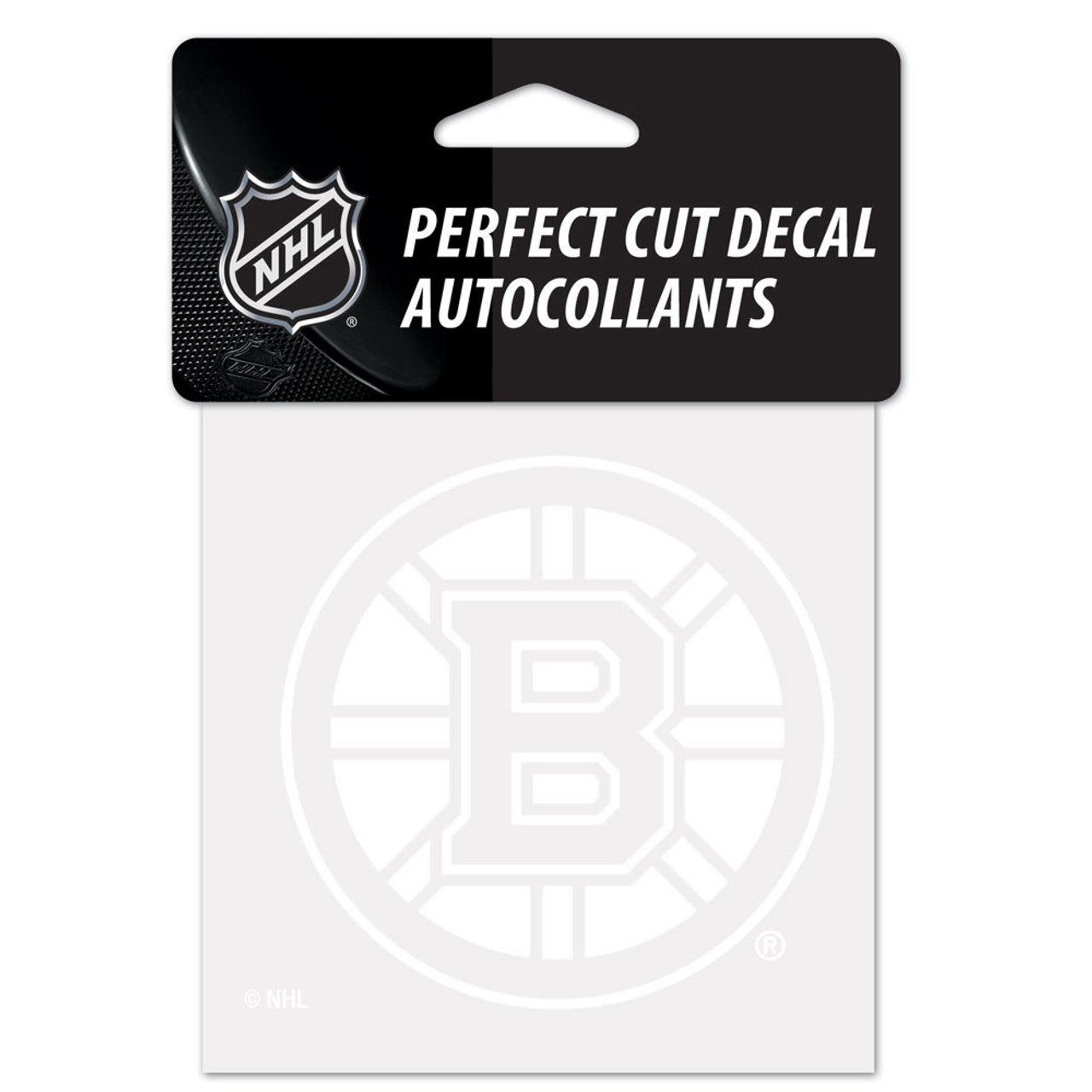 Boston Bruins Decal 4x4 Perfect Cut White - Sports Collectibles, Sports Memorabilia, Sports Fan Shop, Sports Gifts
