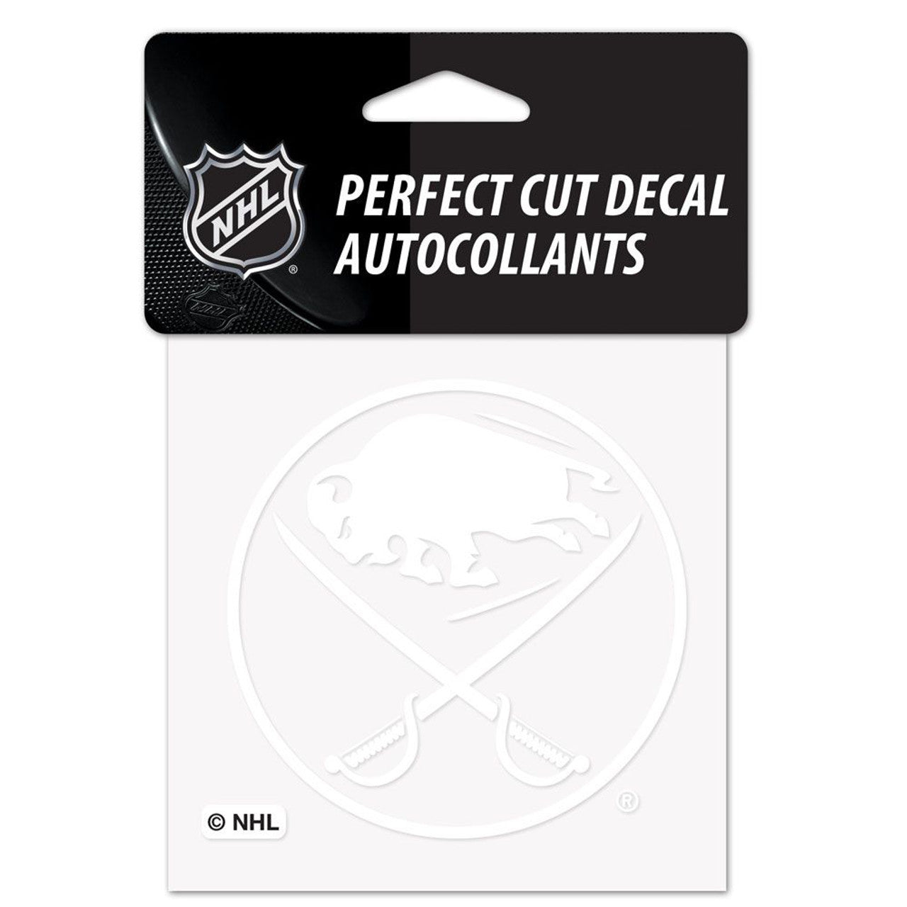 Buffalo Sabres Decal 4x4 Perfect Cut White - Sports Collectibles, Sports Memorabilia, Sports Fan Shop, Sports Gifts