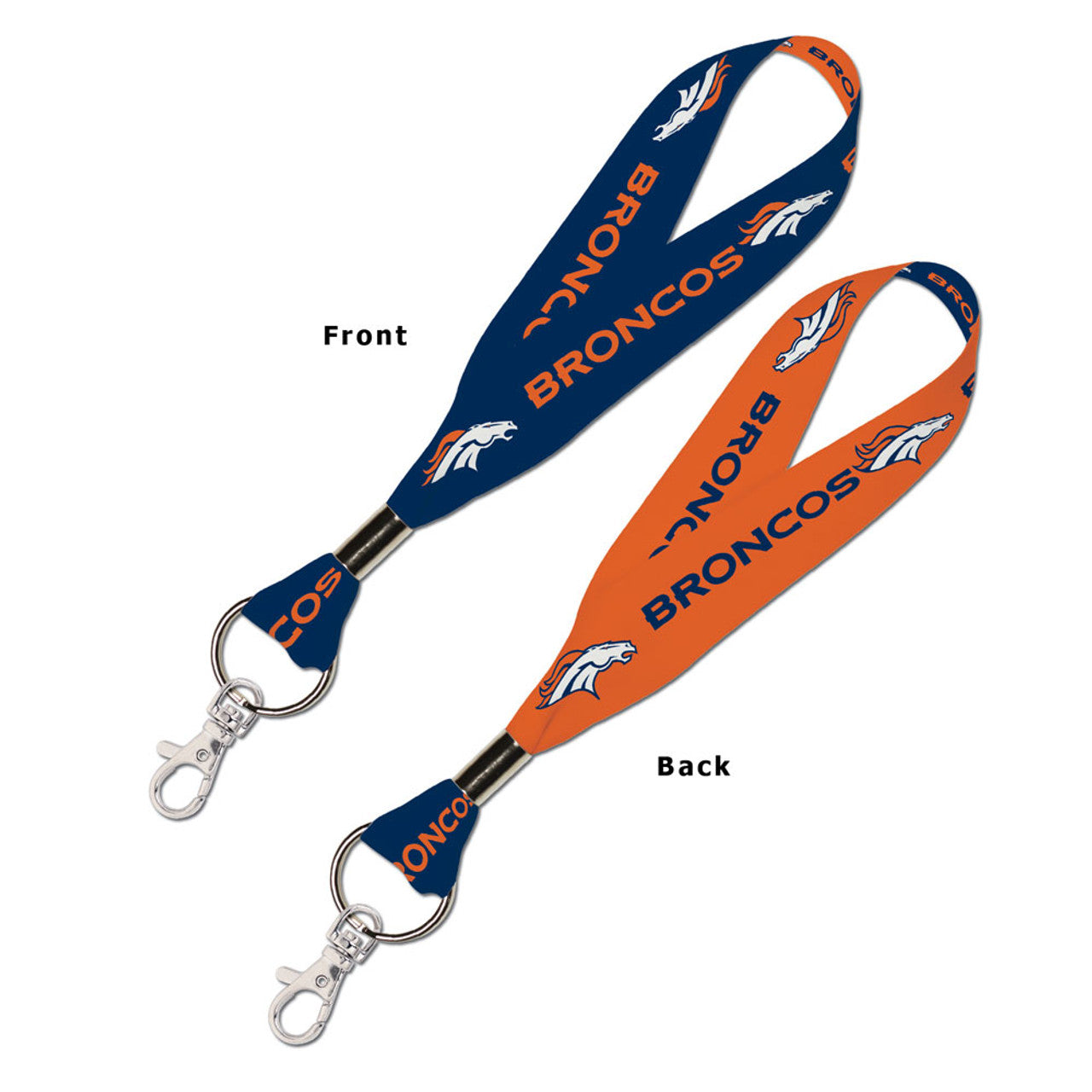 Denver Broncos 1" Key Strap - Sports Collectibles, Sports Memorabilia, Sports Fan Shop, Sports Gifts