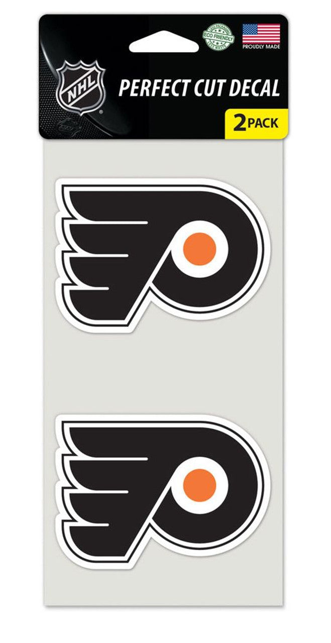 Philadelphia Flyers Set of 2 Die Cut Decals - Sports Collectibles, Sports Memorabilia, Sports Fan Shop, Sports Gifts