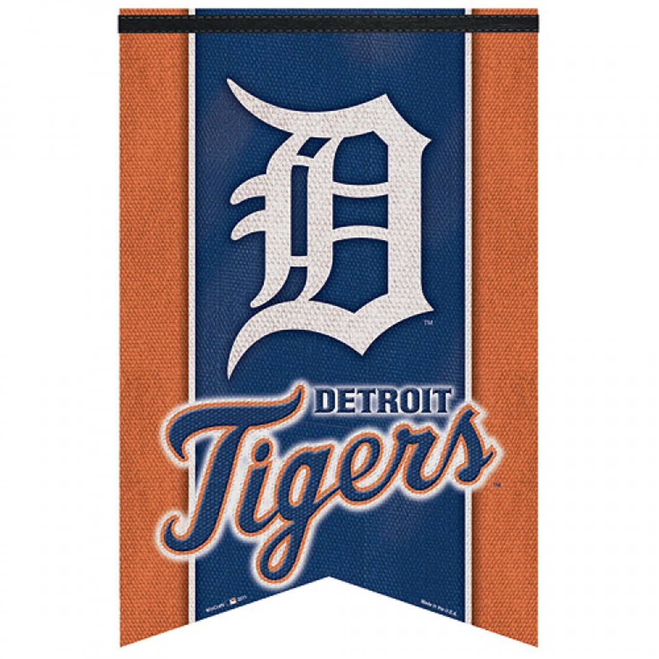 Detroit Tigers Banner 17x26 Pennant Style Premium Felt - Sports Collectibles, Sports Memorabilia, Sports Fan Shop, Sports Gifts