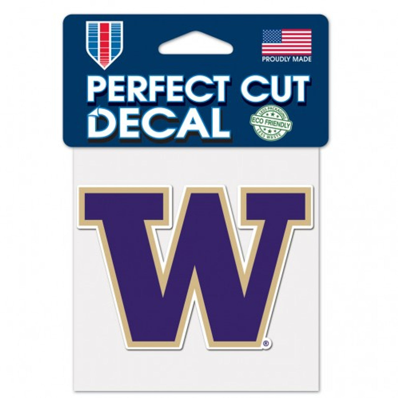 Washington Huskies Decal 4x4 Perfect Cut Color - Sports Collectibles, Sports Memorabilia, Sports Fan Shop, Sports Gifts