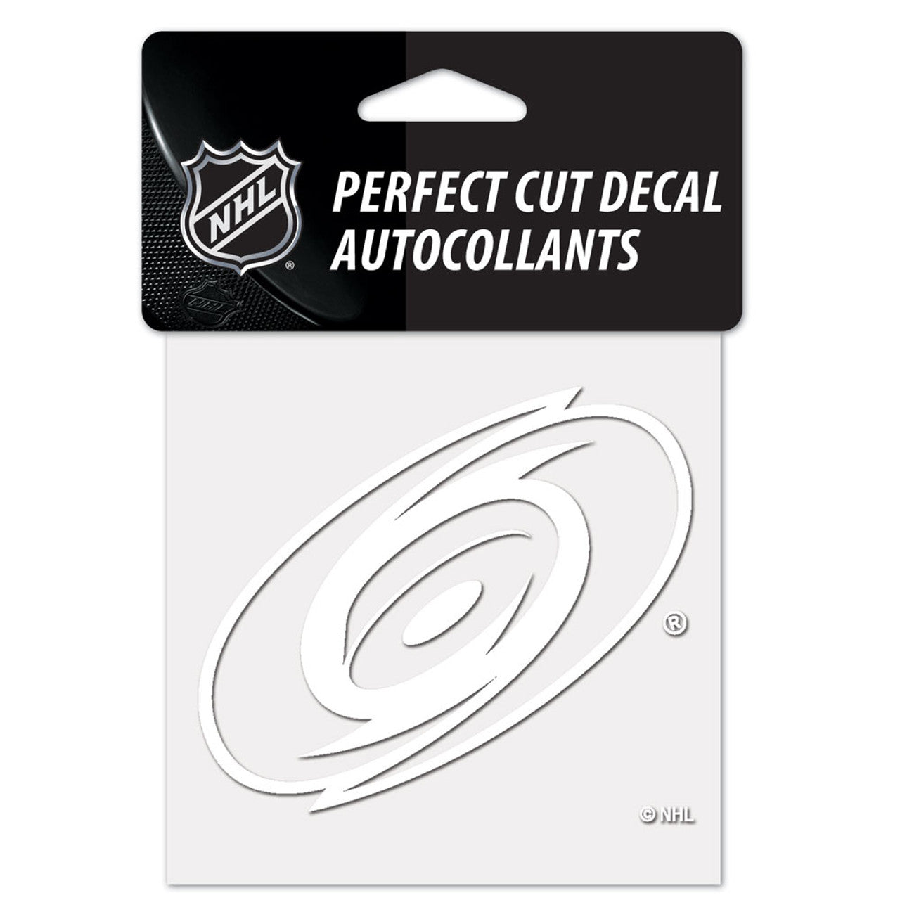 Carolina Hurricanes Decal 4x4 Perfect Cut White - Sports Collectibles, Sports Memorabilia, Sports Fan Shop, Sports Gifts