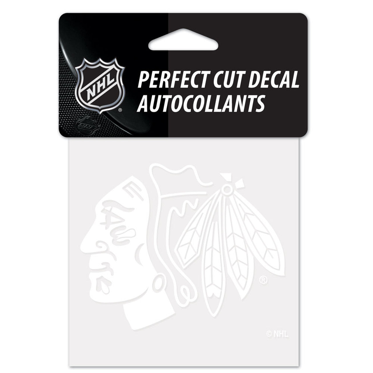 Chicago Blackhawks Decal 4x4 Perfect Cut White - Sports Collectibles, Sports Memorabilia, Sports Fan Shop, Sports Gifts