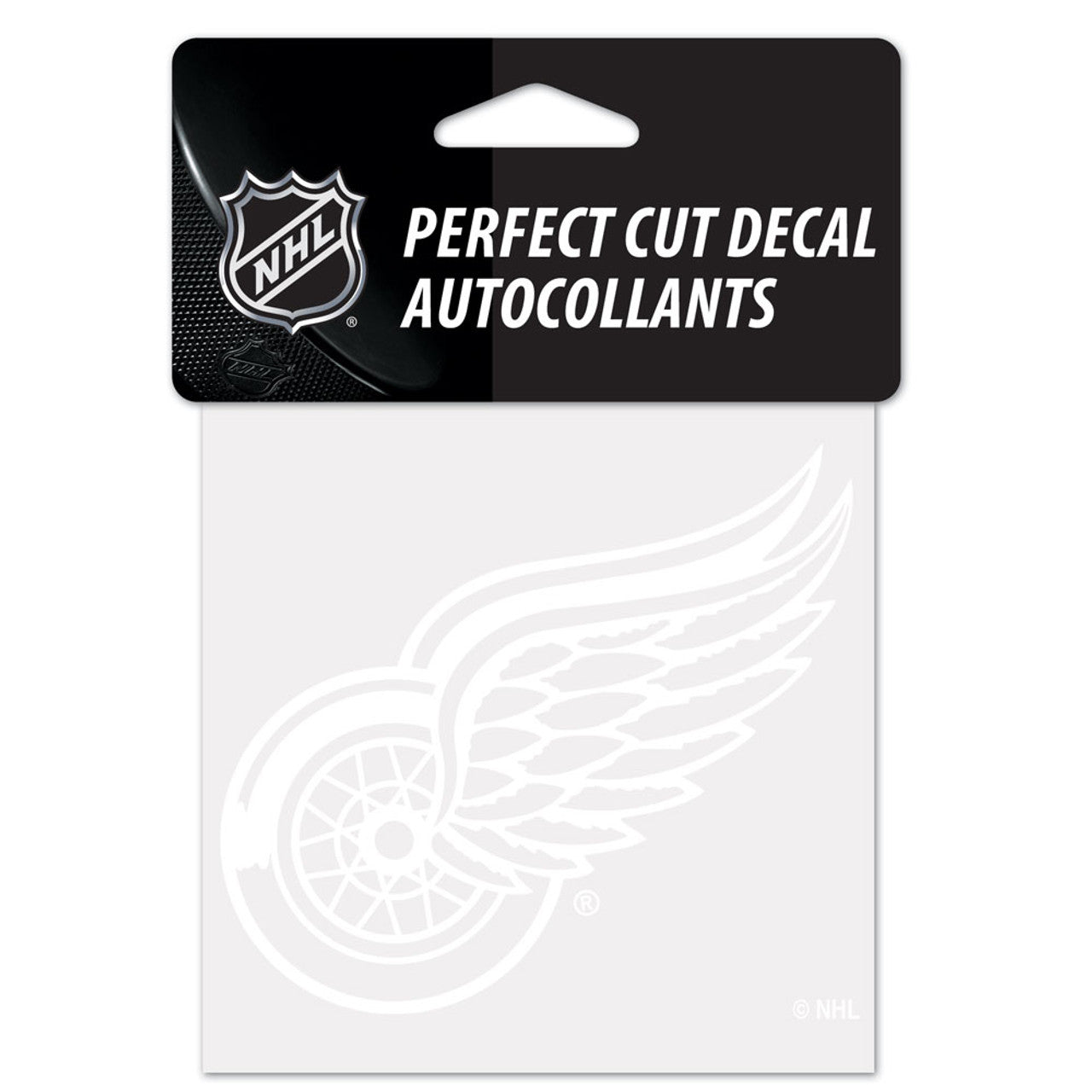 Detroit Red Wings Decal 4x4 Perfect Cut White - Sports Collectibles, Sports Memorabilia, Sports Fan Shop, Sports Gifts
