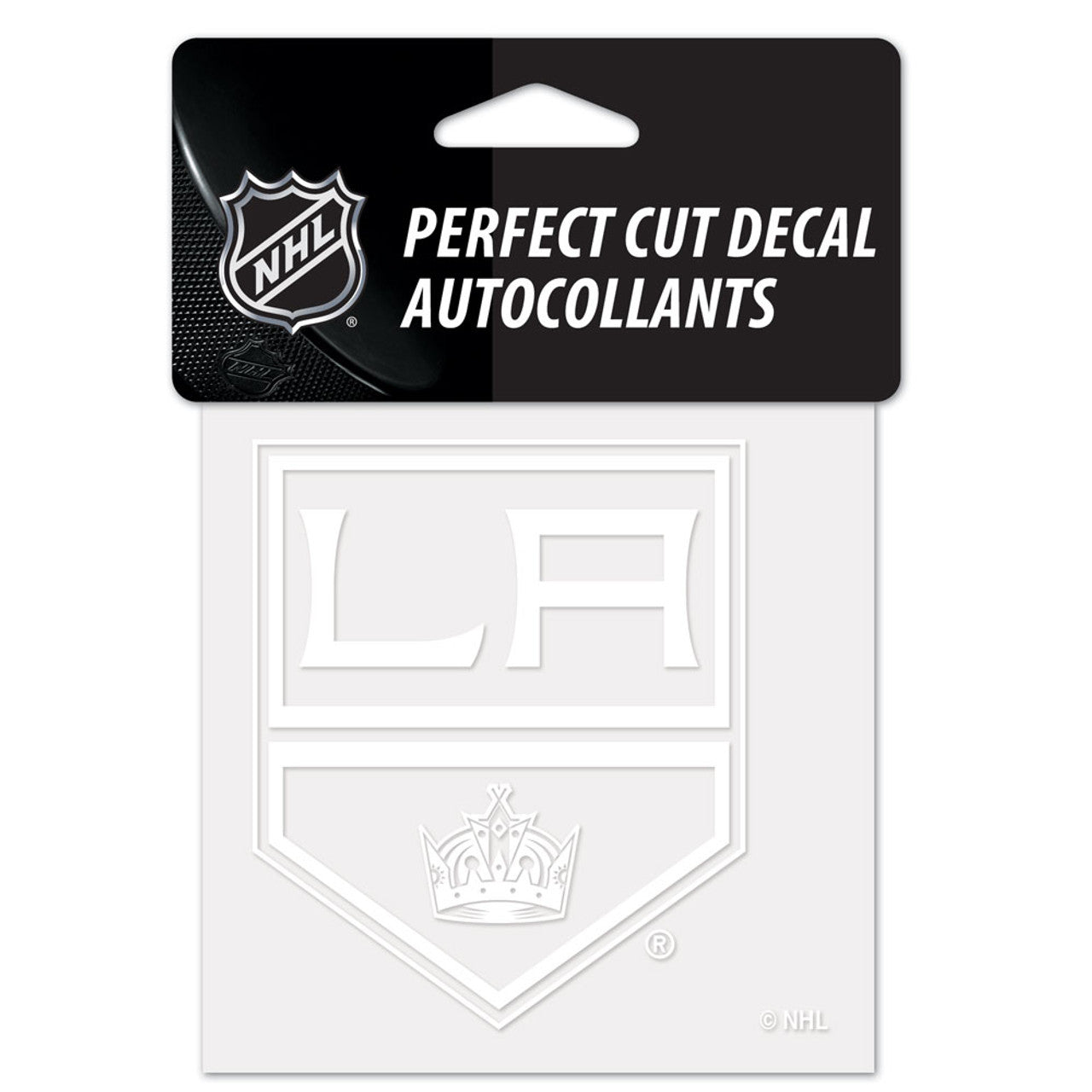 Los Angeles Kings Decal 4x4 Perfect Cut White - Sports Collectibles, Sports Memorabilia, Sports Fan Shop, Sports Gifts