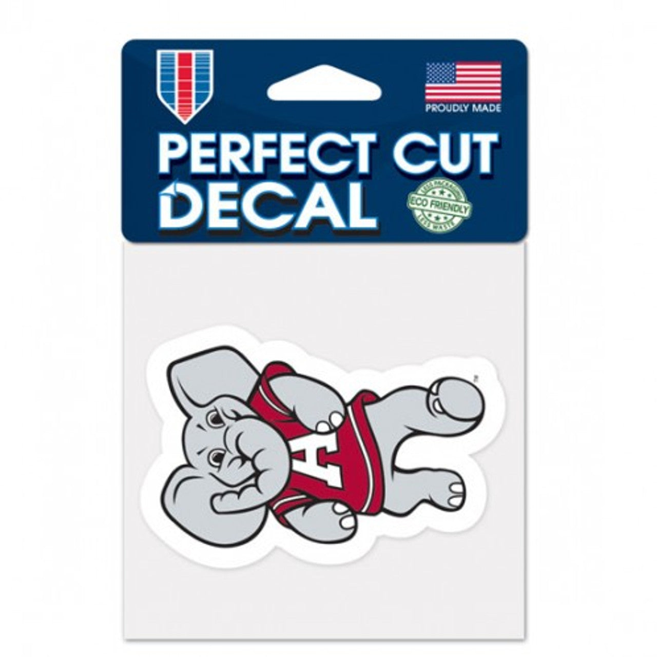 Alabama Crimson Tide Decal 4x4 Perfect Cut Color Mascot Design - Sports Collectibles, Sports Memorabilia, Sports Fan Shop, Sports Gifts