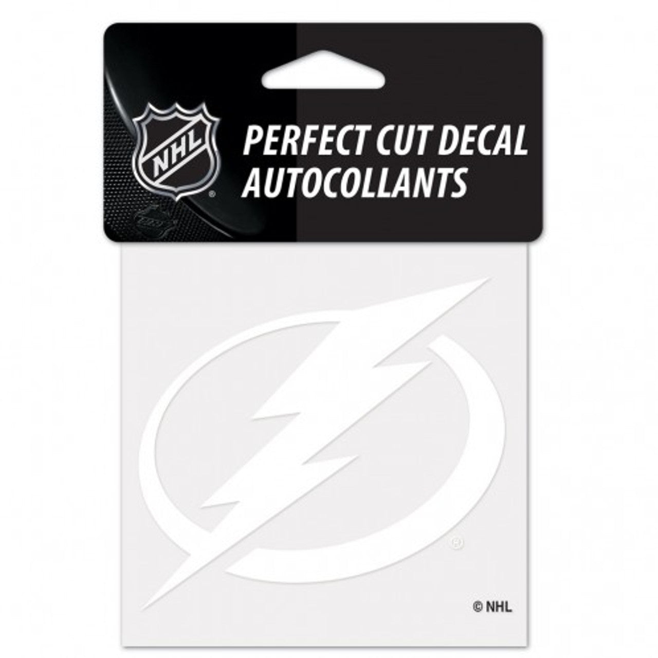 Tampa Bay Lightning Decal 4x4 Perfect Cut White - Special Order - Sports Collectibles, Sports Memorabilia, Sports Fan Shop, Sports Gifts