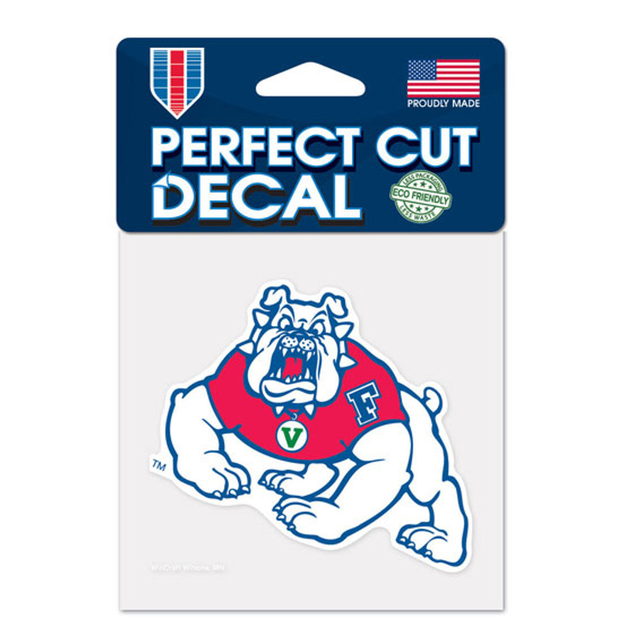 Fresno State BulldogsÂ Decal 4x4 Perfect Cut Color - Sports Collectibles, Sports Memorabilia, Sports Fan Shop, Sports Gifts