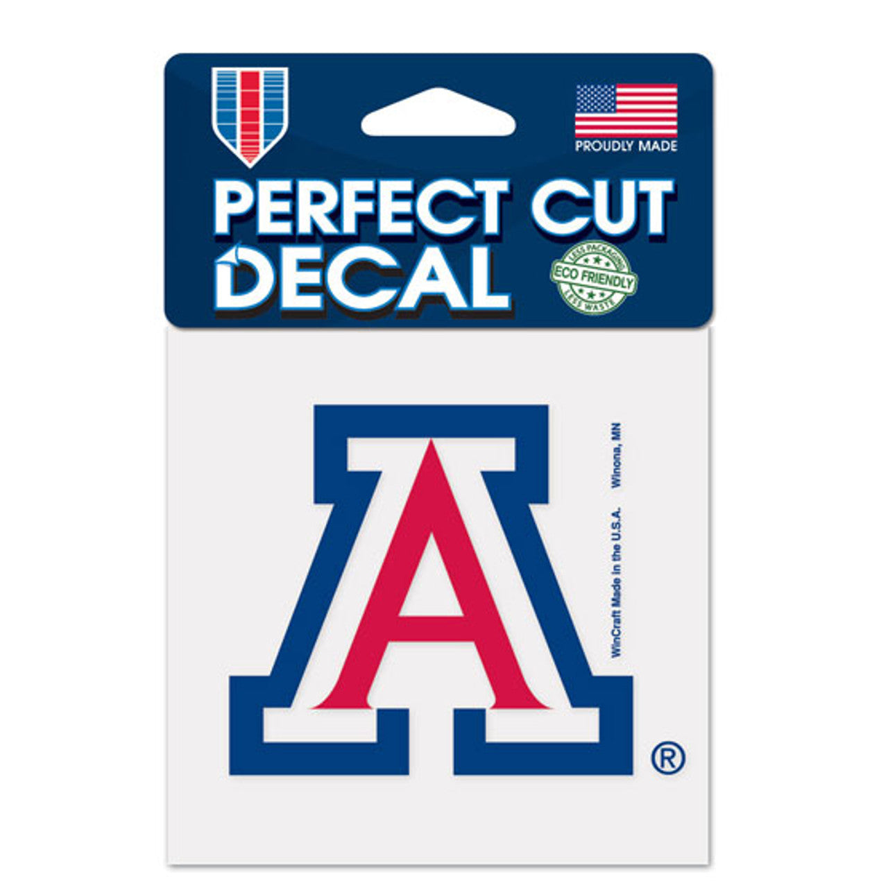 Arizona Wildcats Decal 4x4 Perfect Cut Color - Sports Collectibles, Sports Memorabilia, Sports Fan Shop, Sports Gifts