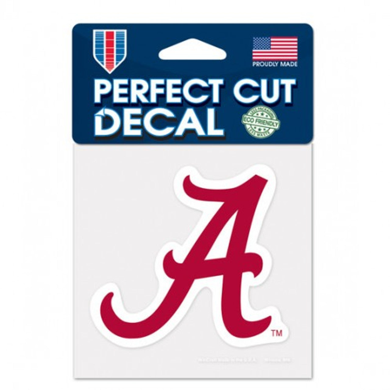 Alabama Crimson Tide Decal 4x4 Perfect Cut Color - Sports Collectibles, Sports Memorabilia, Sports Fan Shop, Sports Gifts