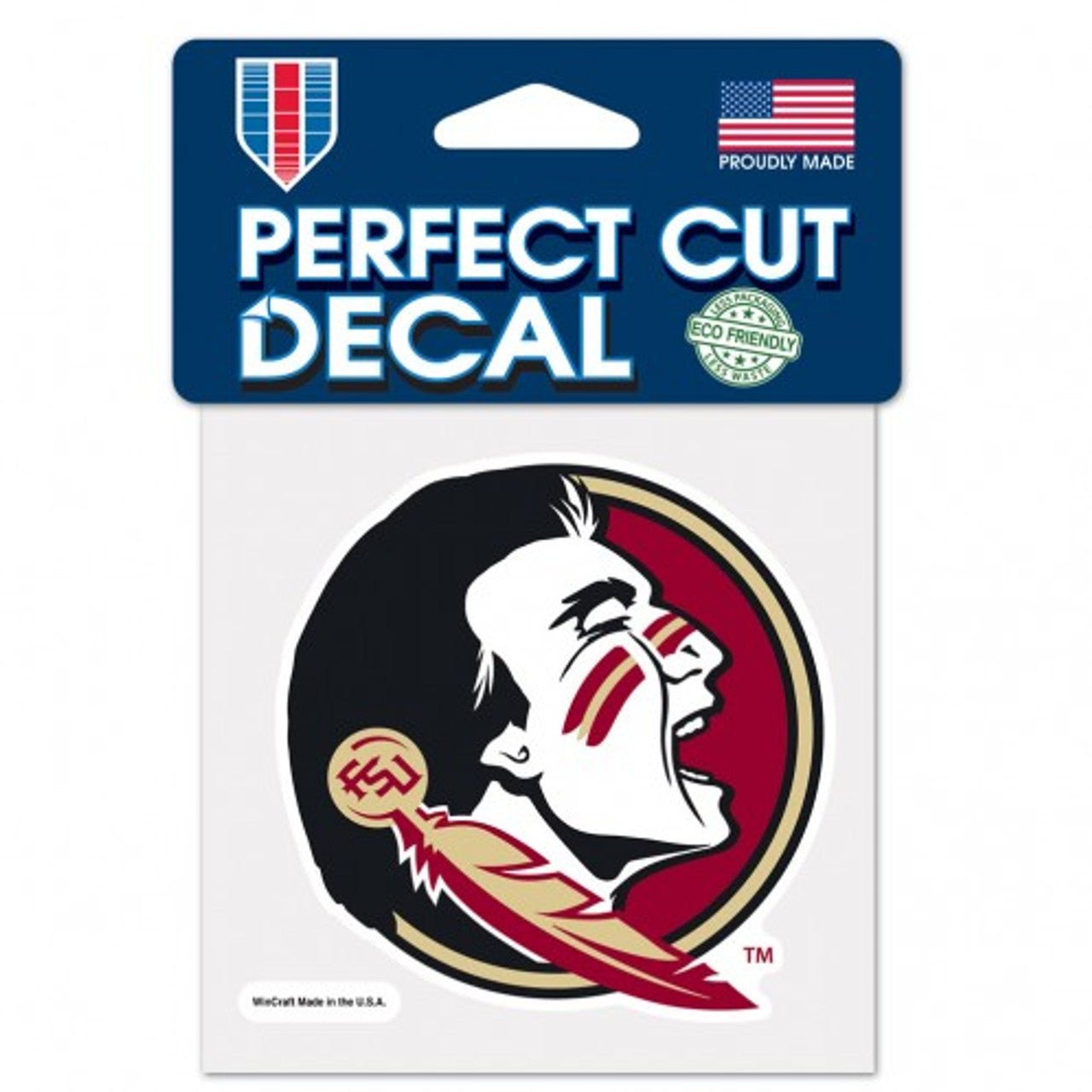 Florida State Seminoles Decal 4x4 Perfect Cut Color - Sports Collectibles, Sports Memorabilia, Sports Fan Shop, Sports Gifts