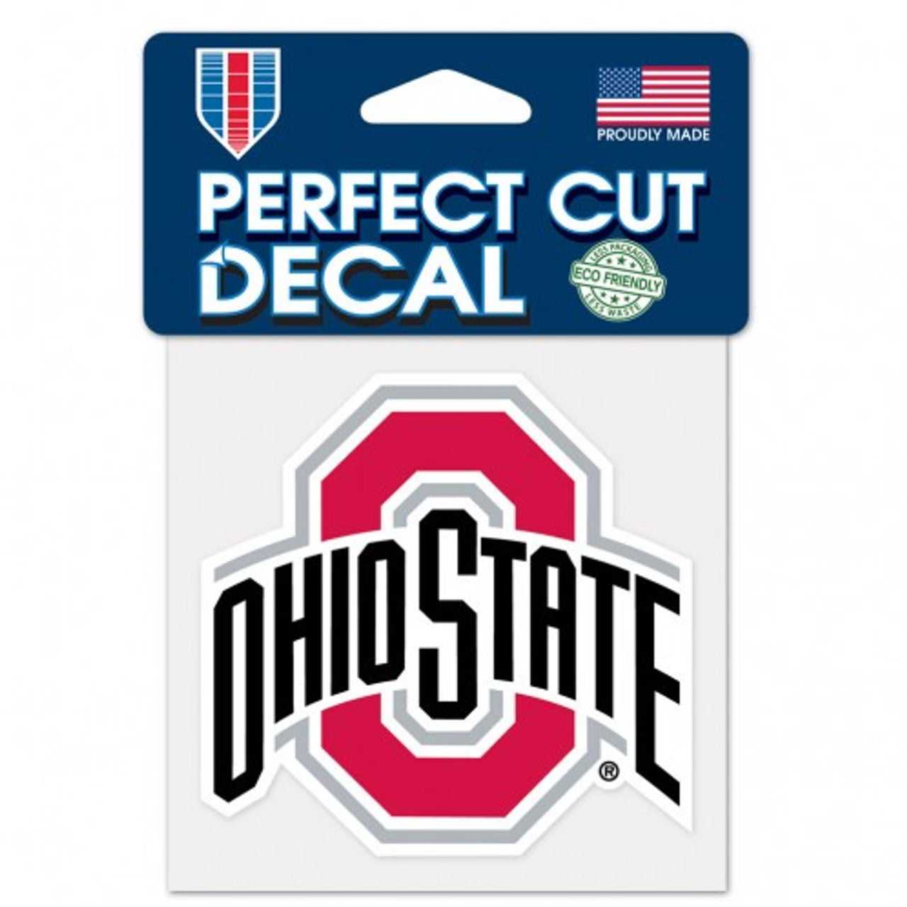Ohio State Buckeyes Decal 4x4 Perfect Cut Color - Sports Collectibles, Sports Memorabilia, Sports Fan Shop, Sports Gifts