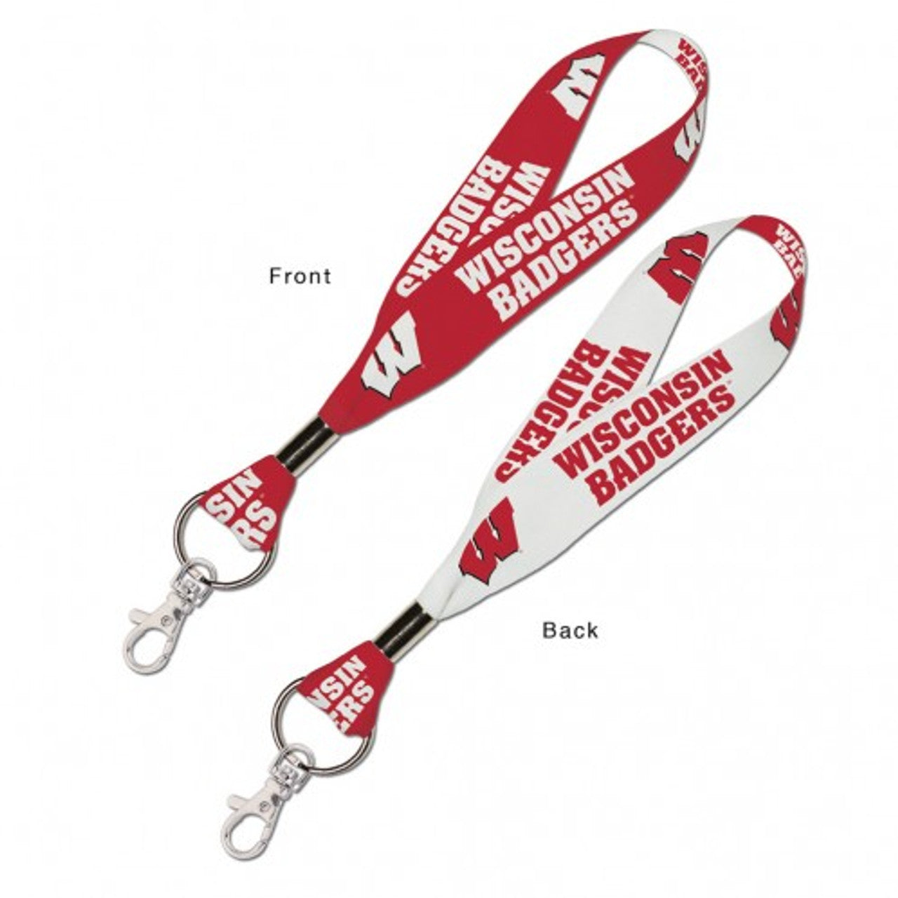 Wisconsin Badgers Key Strap 1 Inch - Special Order - Sports Collectibles, Sports Memorabilia, Sports Fan Shop, Sports Gifts
