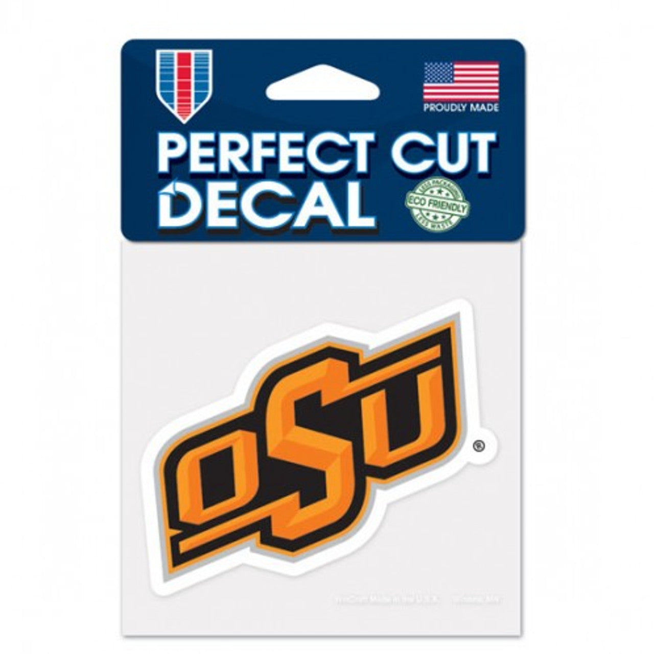 Oklahoma State Cowboys Decal 4x4 Perfect Cut Color - Sports Collectibles, Sports Memorabilia, Sports Fan Shop, Sports Gifts