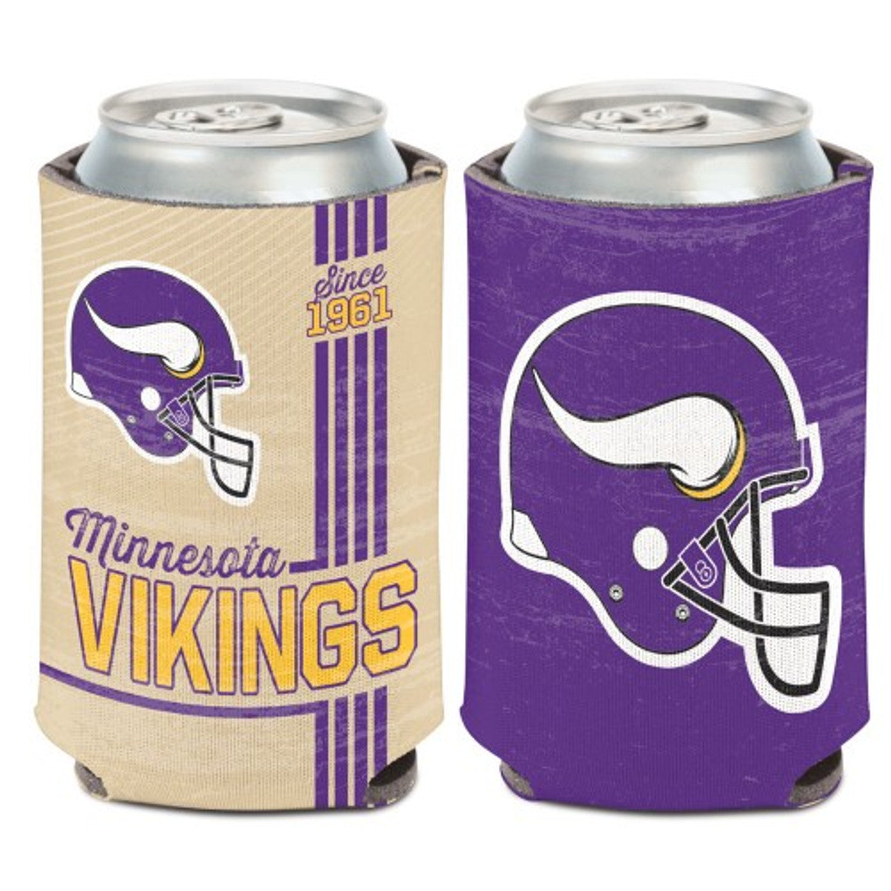 Minnesota Vikings Can Cooler Vintage Design Special Order - Sports Collectibles, Sports Memorabilia, Sports Fan Shop, Sports Gifts