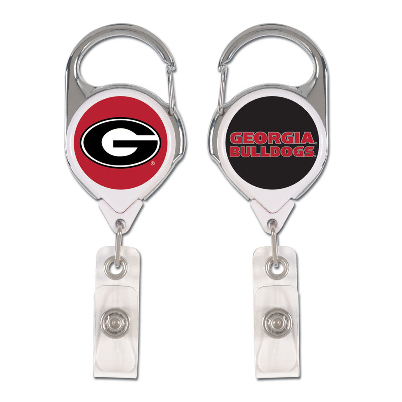 Georgia Bulldogs Badge Holder Premium Retractable - Sports Collectibles, Sports Memorabilia, Sports Fan Shop, Sports Gifts