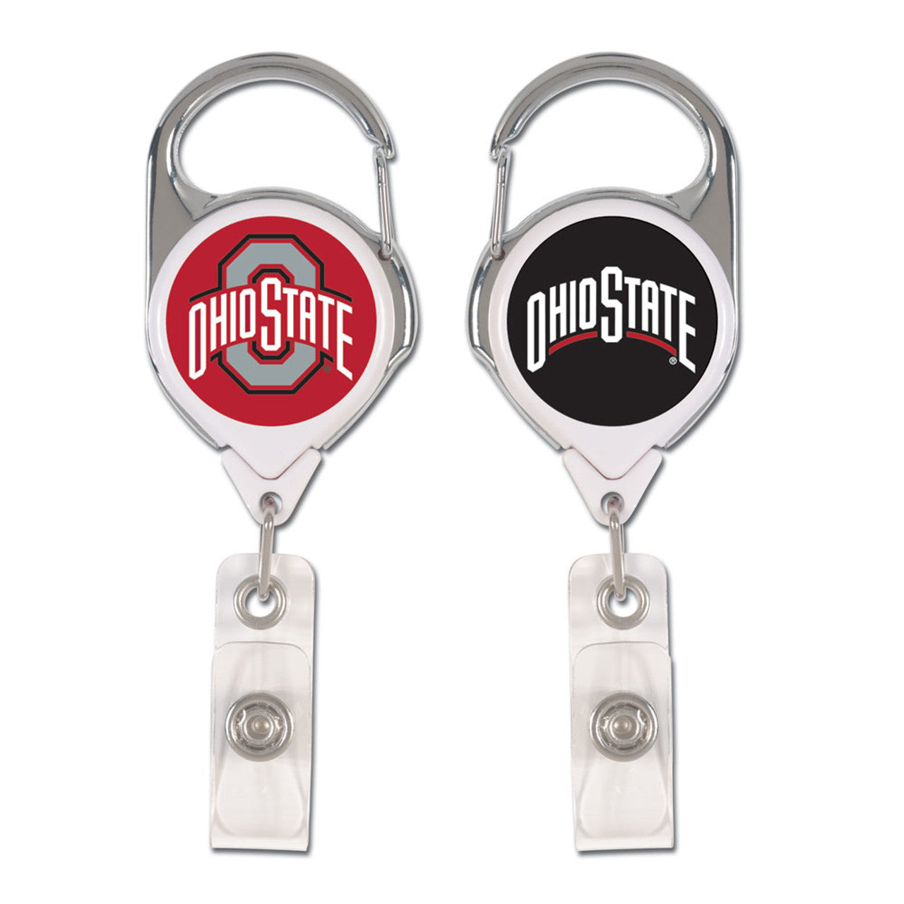 Ohio State Buckeyes Badge Holder Premium Retractable - Sports Collectibles, Sports Memorabilia, Sports Fan Shop, Sports Gifts