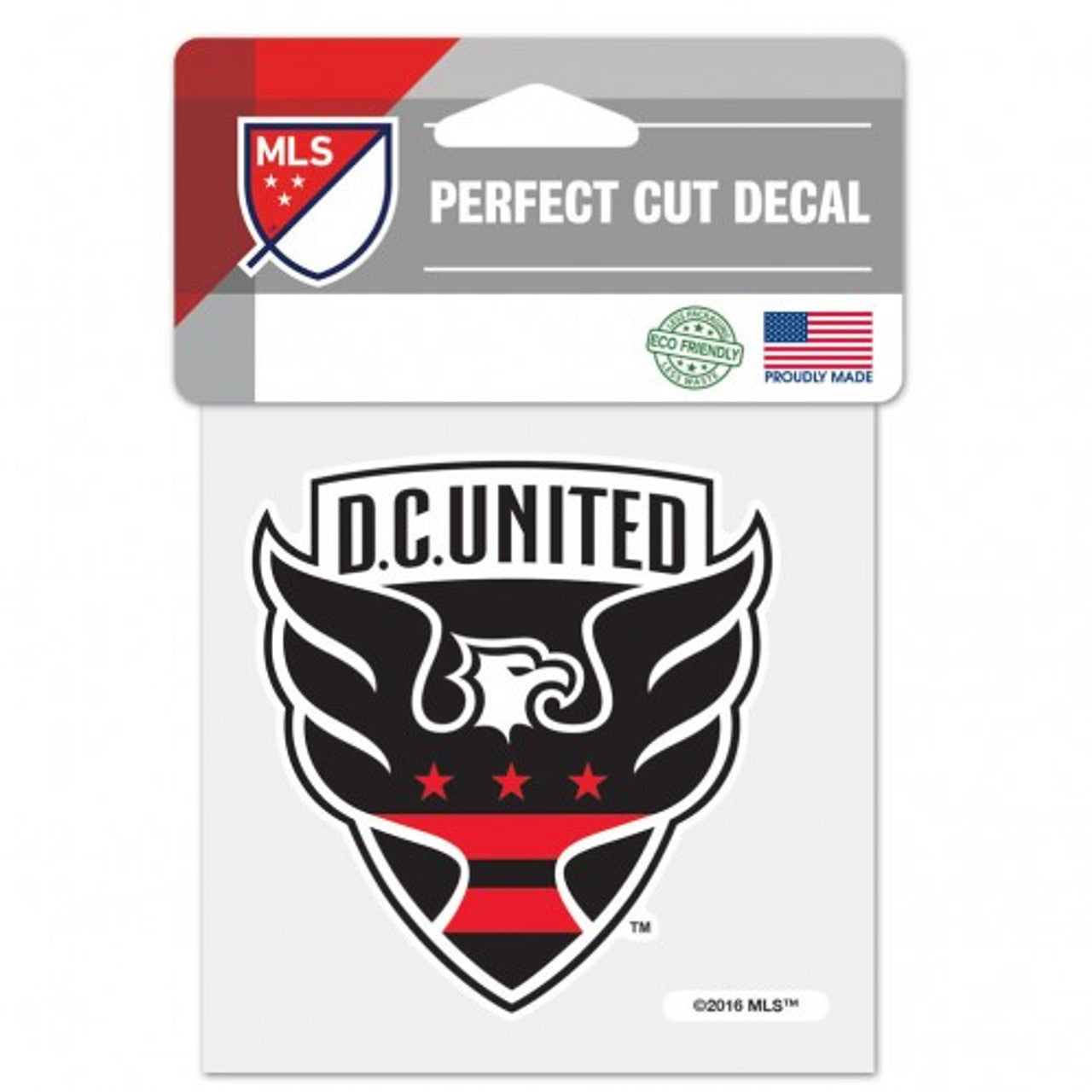 DC United Decal 4x4 Perfect Cut Color - Sports Collectibles, Sports Memorabilia, Sports Fan Shop, Sports Gifts