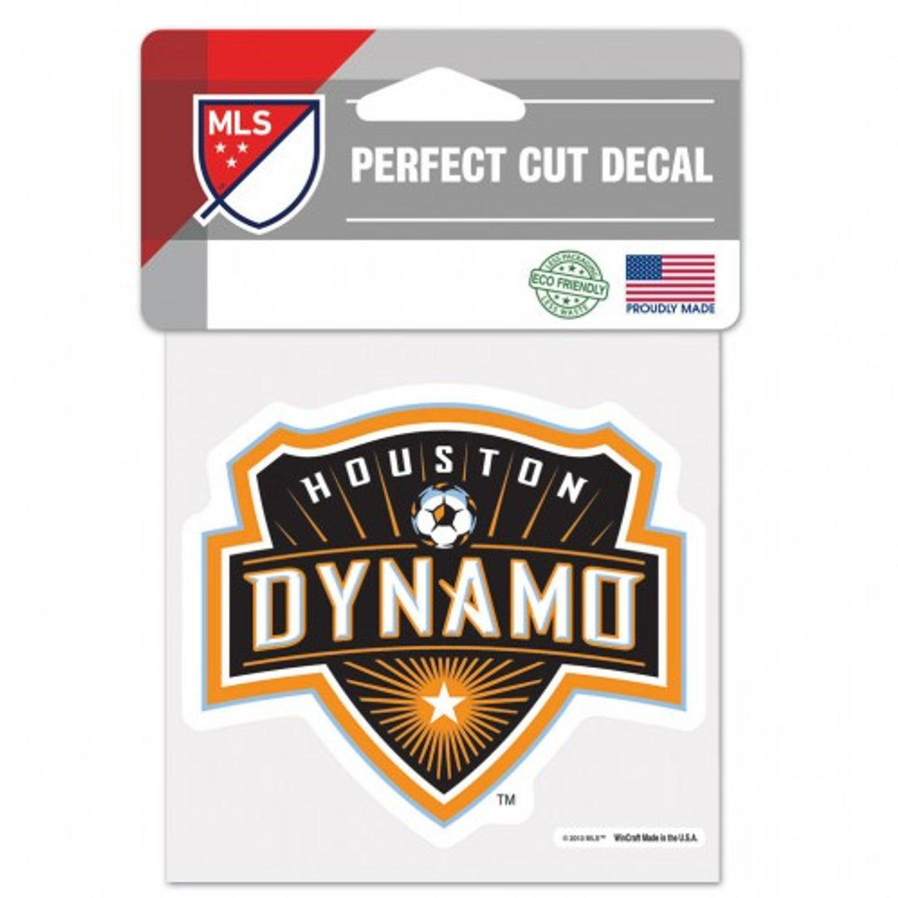 Houston Dynamo Decal 4x4 Perfect Cut Color - Sports Collectibles, Sports Memorabilia, Sports Fan Shop, Sports Gifts