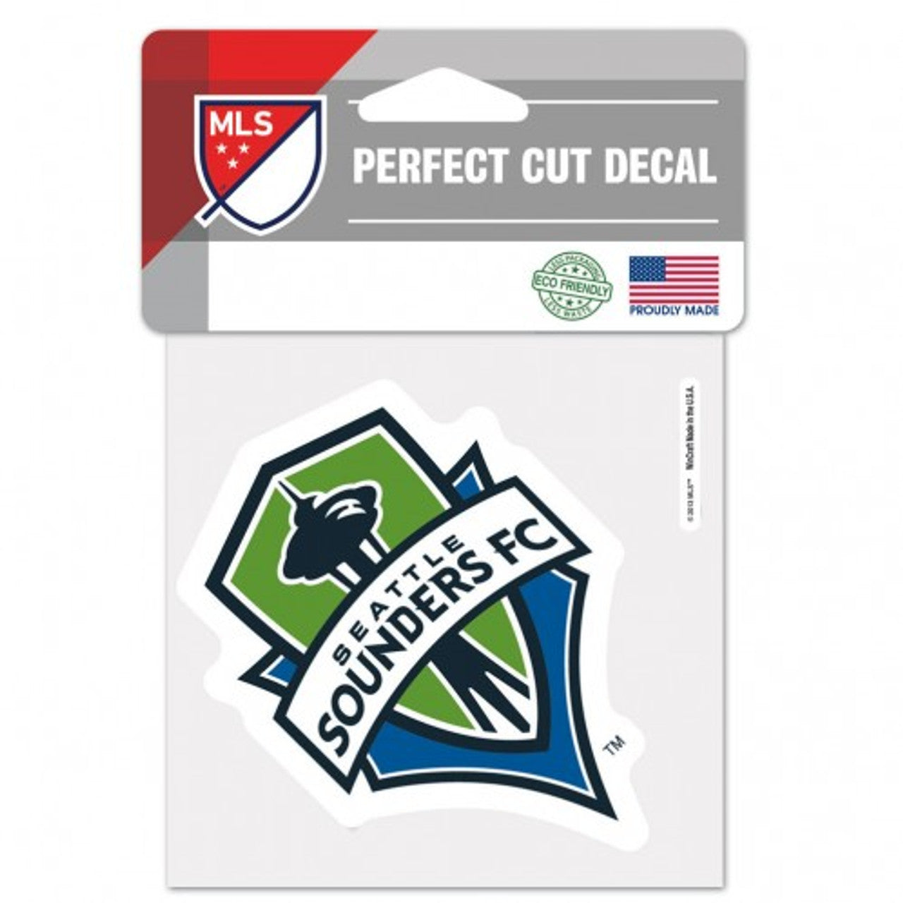 Seattle Sounders Decal 4x4 Perfect Cut Color - Sports Collectibles, Sports Memorabilia, Sports Fan Shop, Sports Gifts