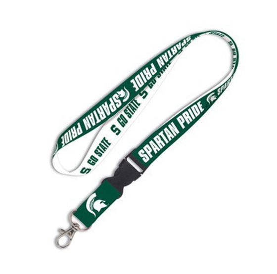 Michigan State Spartans Lanyard Breakaway Style - Sports Collectibles, Sports Memorabilia, Sports Fan Shop, Sports Gifts