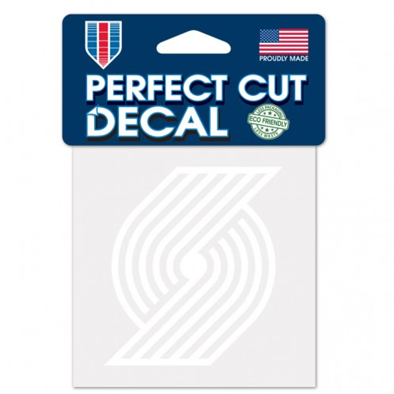 Portland Trail Blazers Decal 4x4 Perfect Cut White - Sports Collectibles, Sports Memorabilia, Sports Fan Shop, Sports Gifts