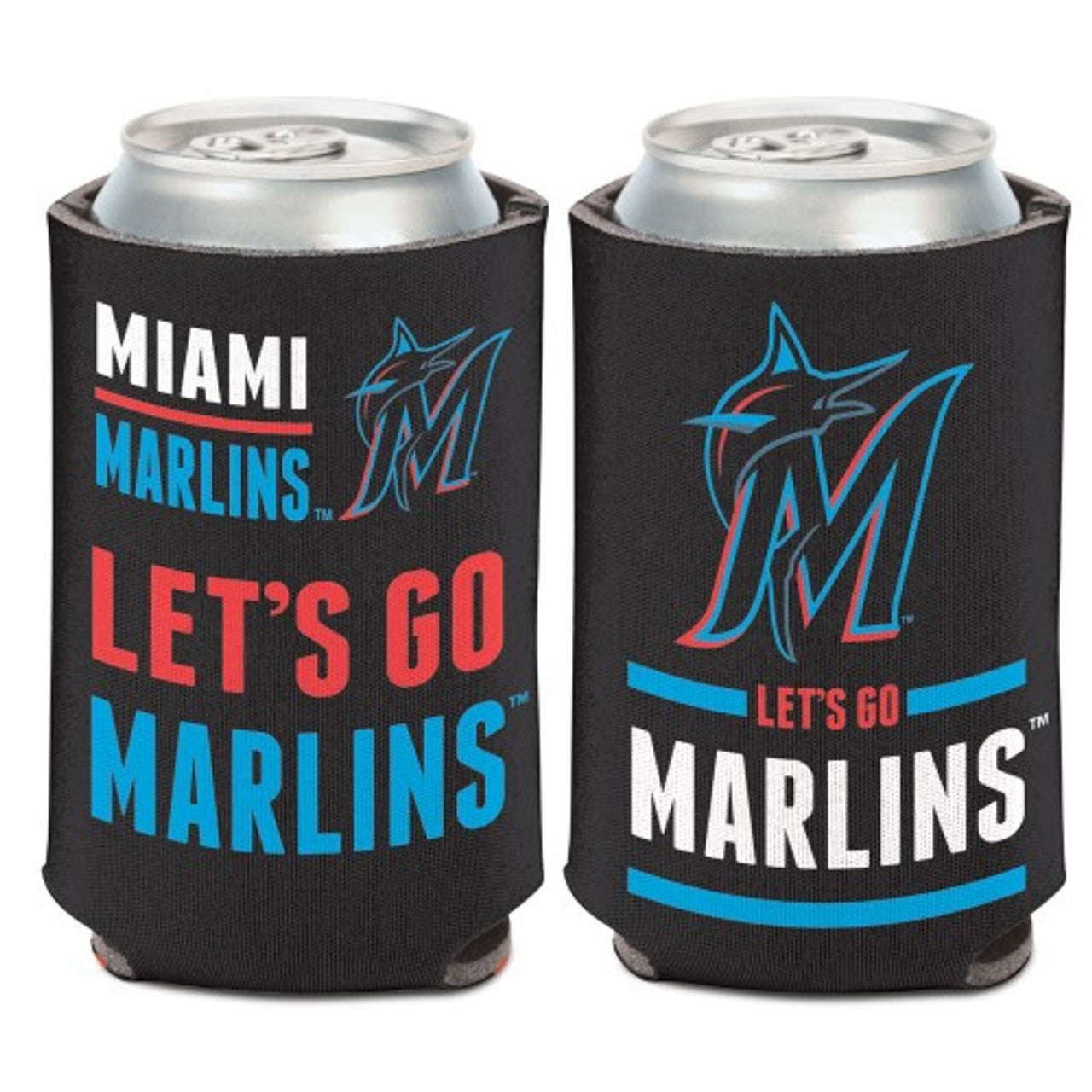 Miami Marlins Can Cooler Slogan Design Special Order - Sports Collectibles, Sports Memorabilia, Sports Fan Shop, Sports Gifts