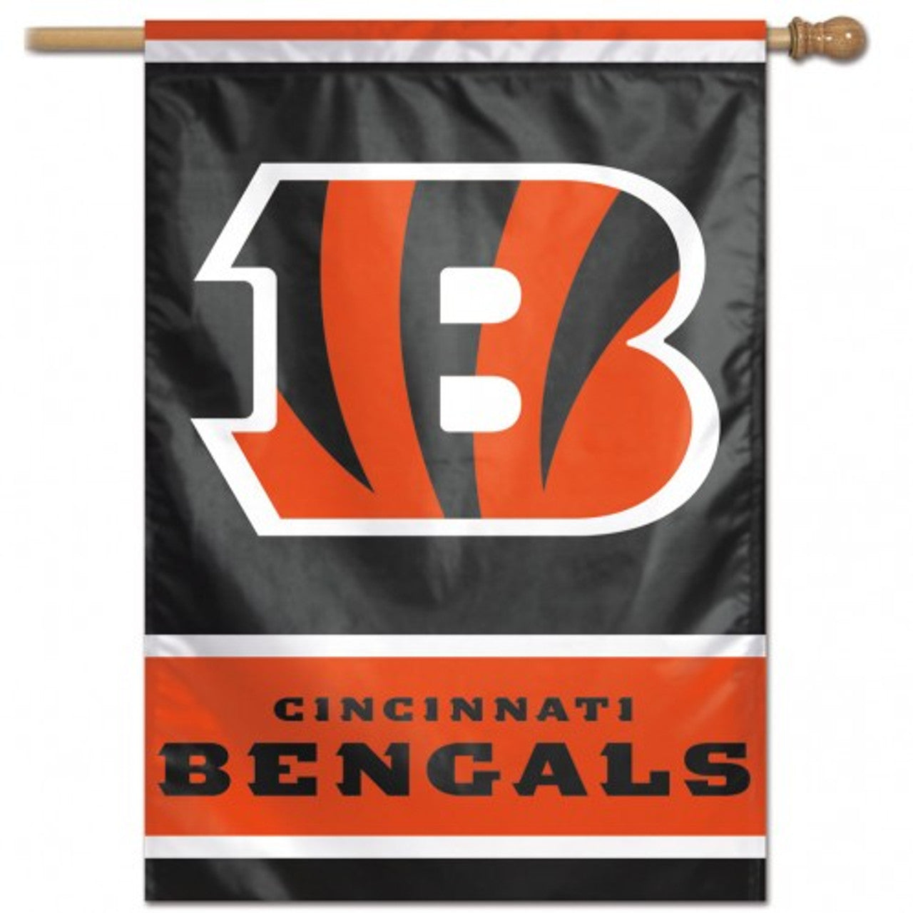 Cincinnati Bengals Banner 28x40 Vertical - Sports Collectibles, Sports Memorabilia, Sports Fan Shop, Sports Gifts