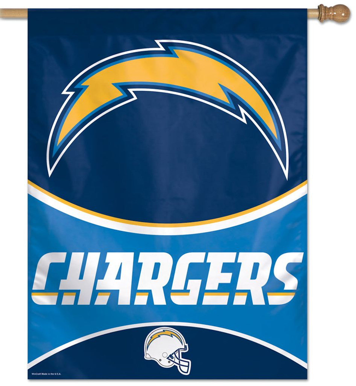 Los Angeles Chargers Banner 28x40 Vertical - Sports Collectibles, Sports Memorabilia, Sports Fan Shop, Sports Gifts