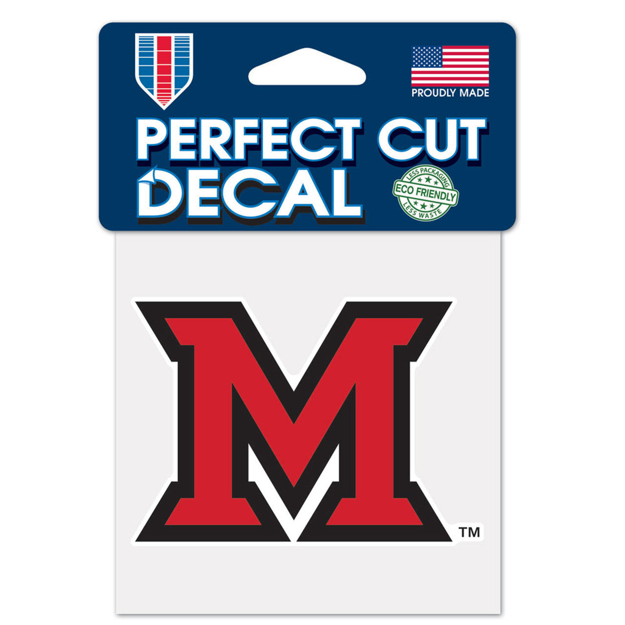 Miami RedHawks Decal 4x4 Perfect Cut Color - Sports Collectibles, Sports Memorabilia, Sports Fan Shop, Sports Gifts
