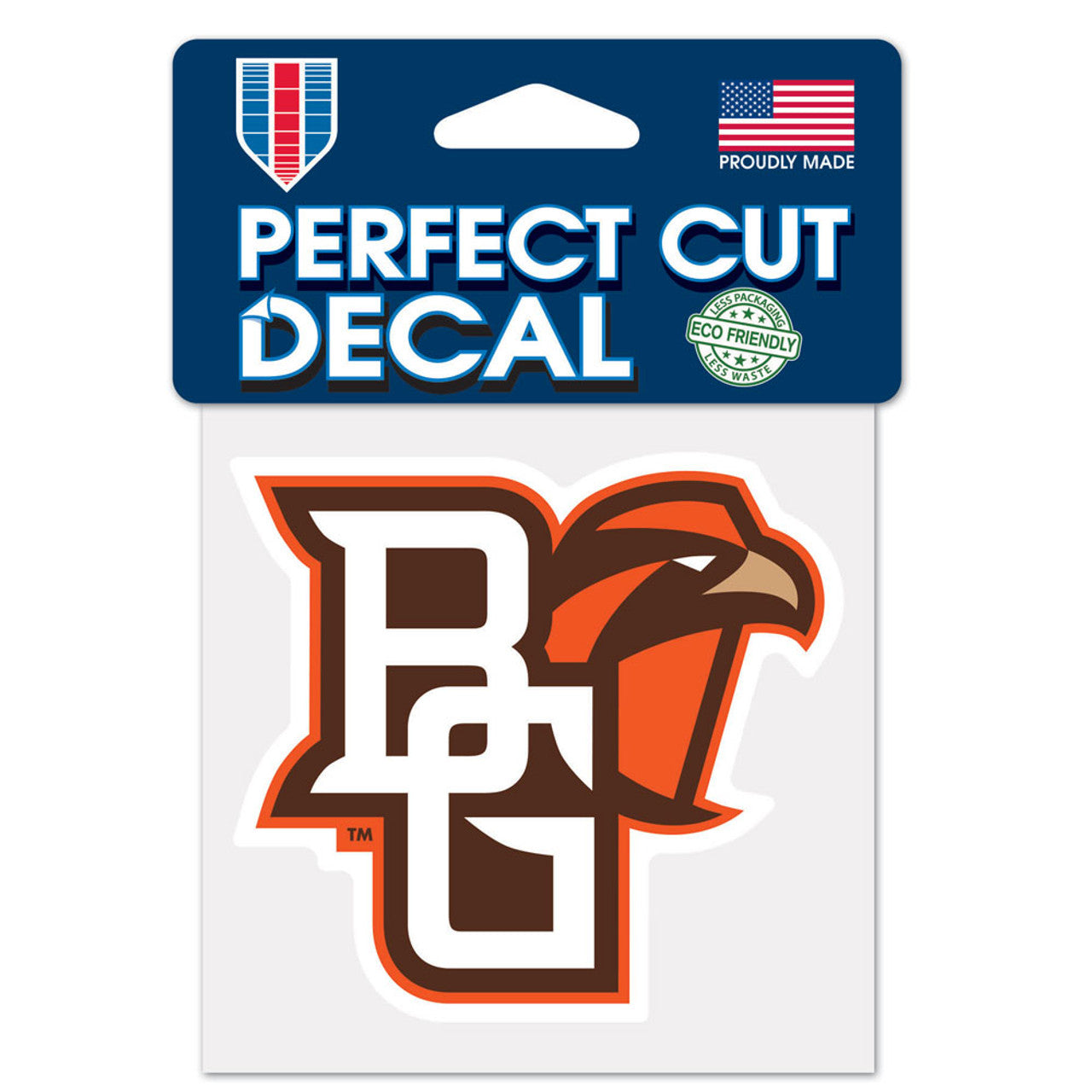 Bowling Green Falcons Decal 4x4 Perfect Cut Color - Sports Collectibles, Sports Memorabilia, Sports Fan Shop, Sports Gifts