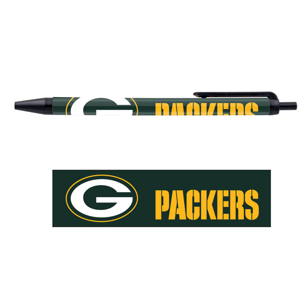 Green Bay Packers Pens 5 Pack - Sports Collectibles, Sports Memorabilia, Sports Fan Shop, Sports Gifts