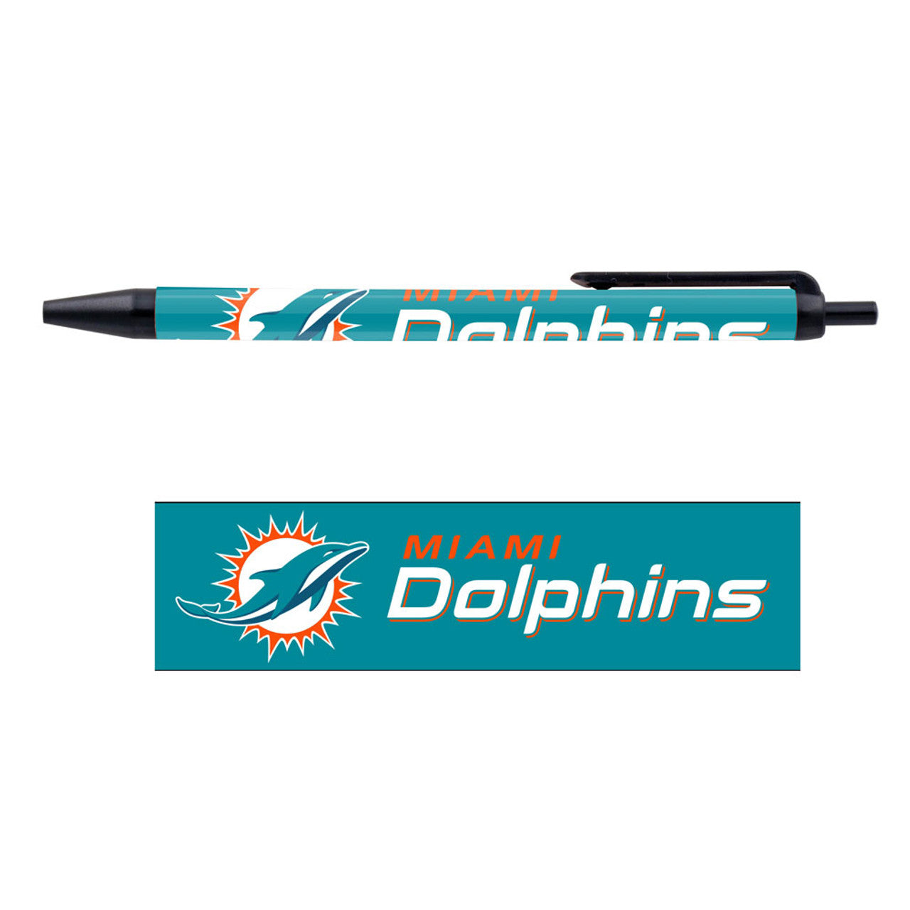 Miami Dolphins Pens 5 Pack - Sports Collectibles, Sports Memorabilia, Sports Fan Shop, Sports Gifts