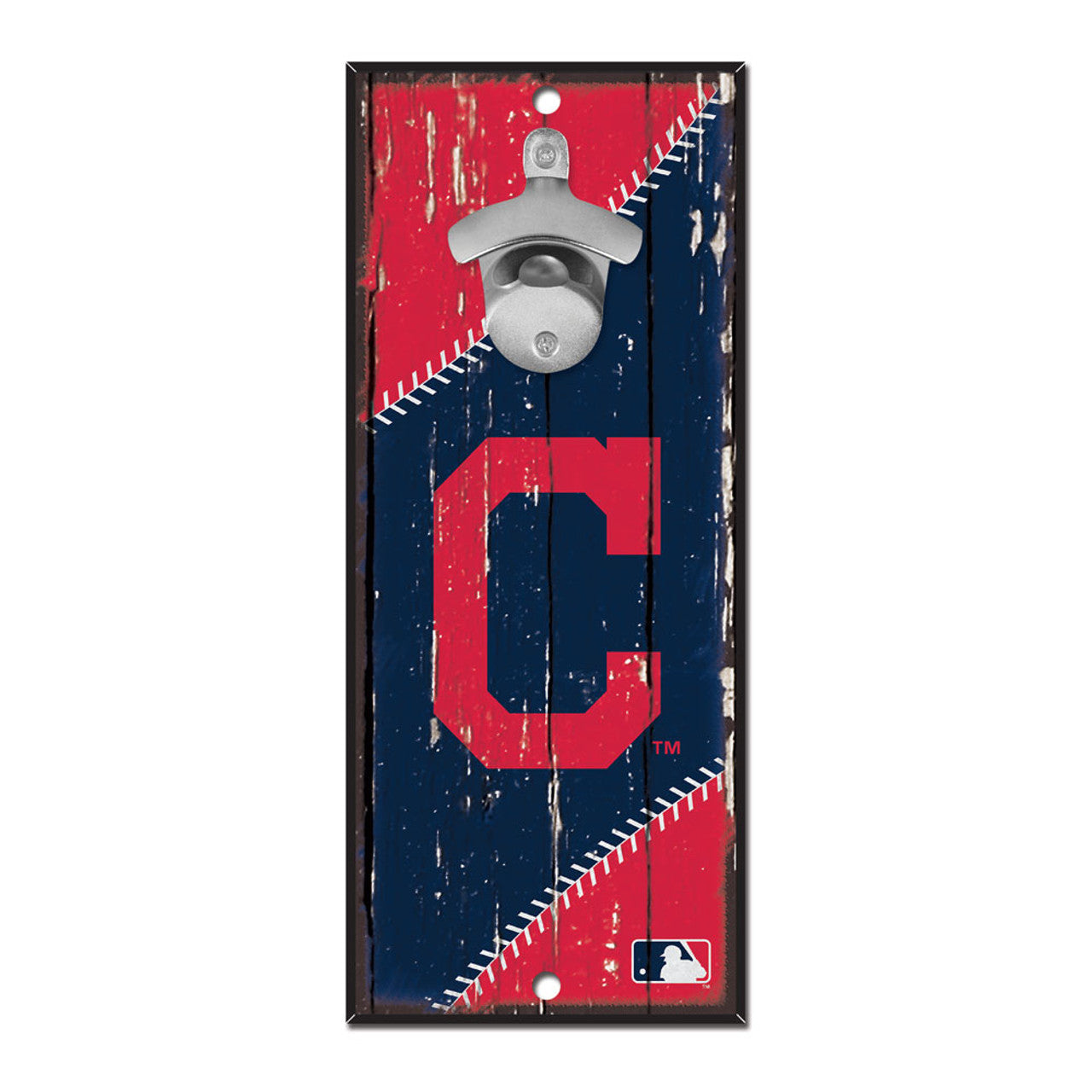 Cleveland Indians Sign Wood 5x11 Bottle Opener - Sports Collectibles, Sports Memorabilia, Sports Fan Shop, Sports Gifts
