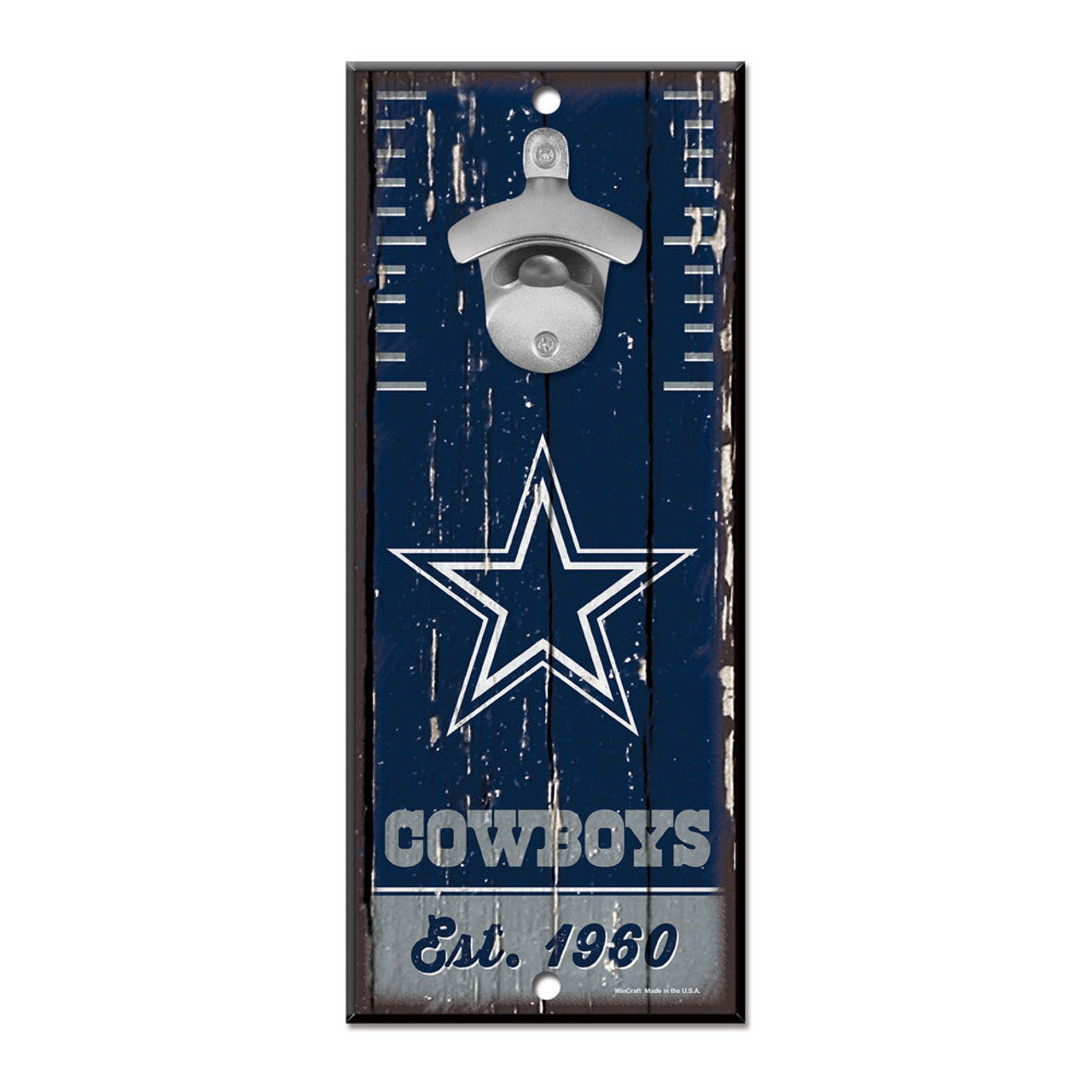 Dallas Cowboys Sign Wood 5x11 Bottle Opener - Sports Collectibles, Sports Memorabilia, Sports Fan Shop, Sports Gifts