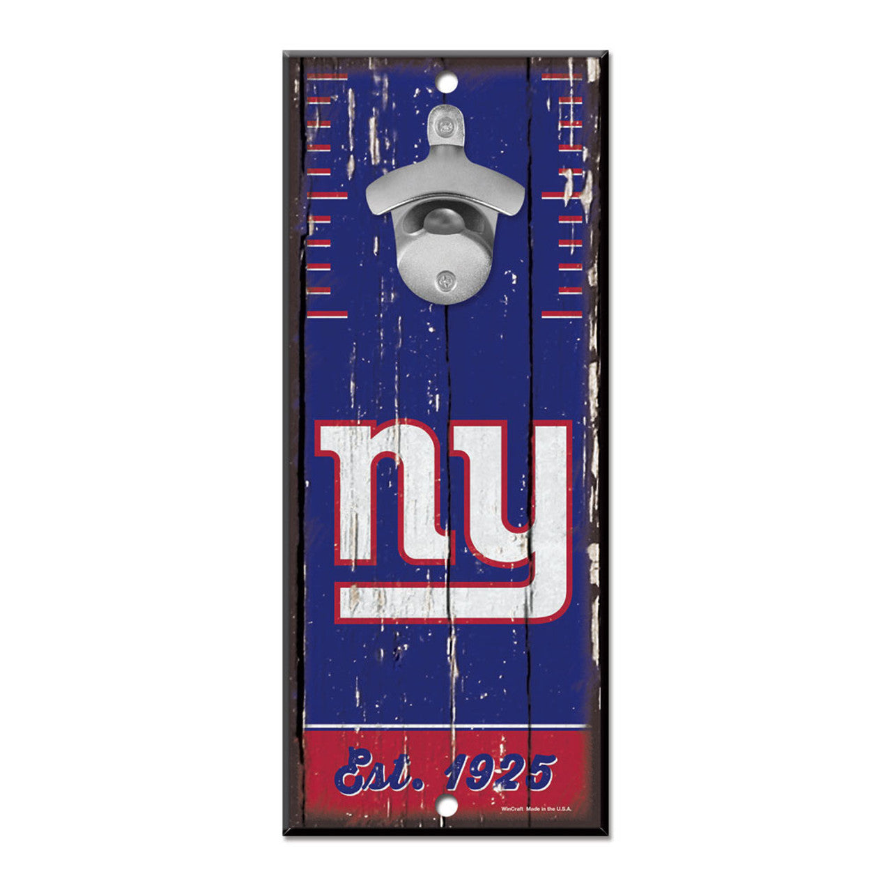 New York Giants Sign Wood 5x11 Bottle Opener - Sports Collectibles, Sports Memorabilia, Sports Fan Shop, Sports Gifts