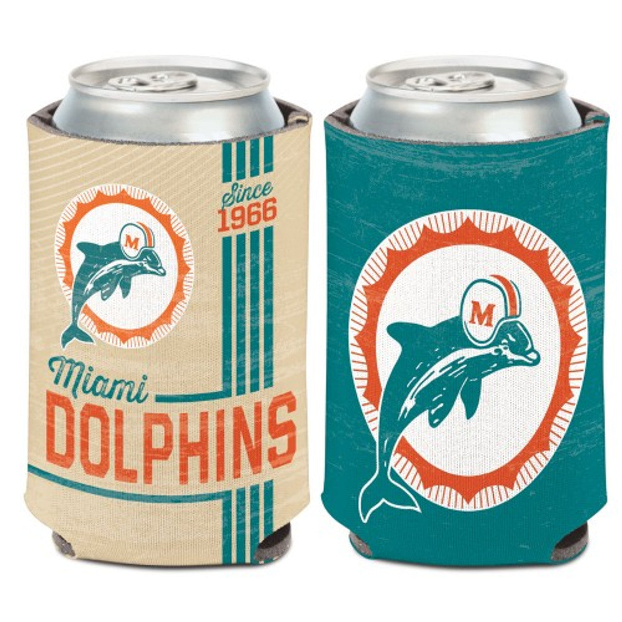 Miami Dolphins Can Cooler Vintage Design Special Order - Sports Collectibles, Sports Memorabilia, Sports Fan Shop, Sports Gifts