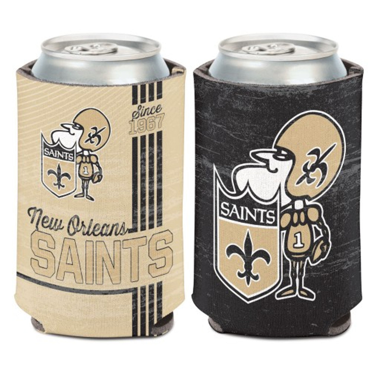New Orleans Saints Can Cooler Vintage Design Special Order - Sports Collectibles, Sports Memorabilia, Sports Fan Shop, Sports Gifts
