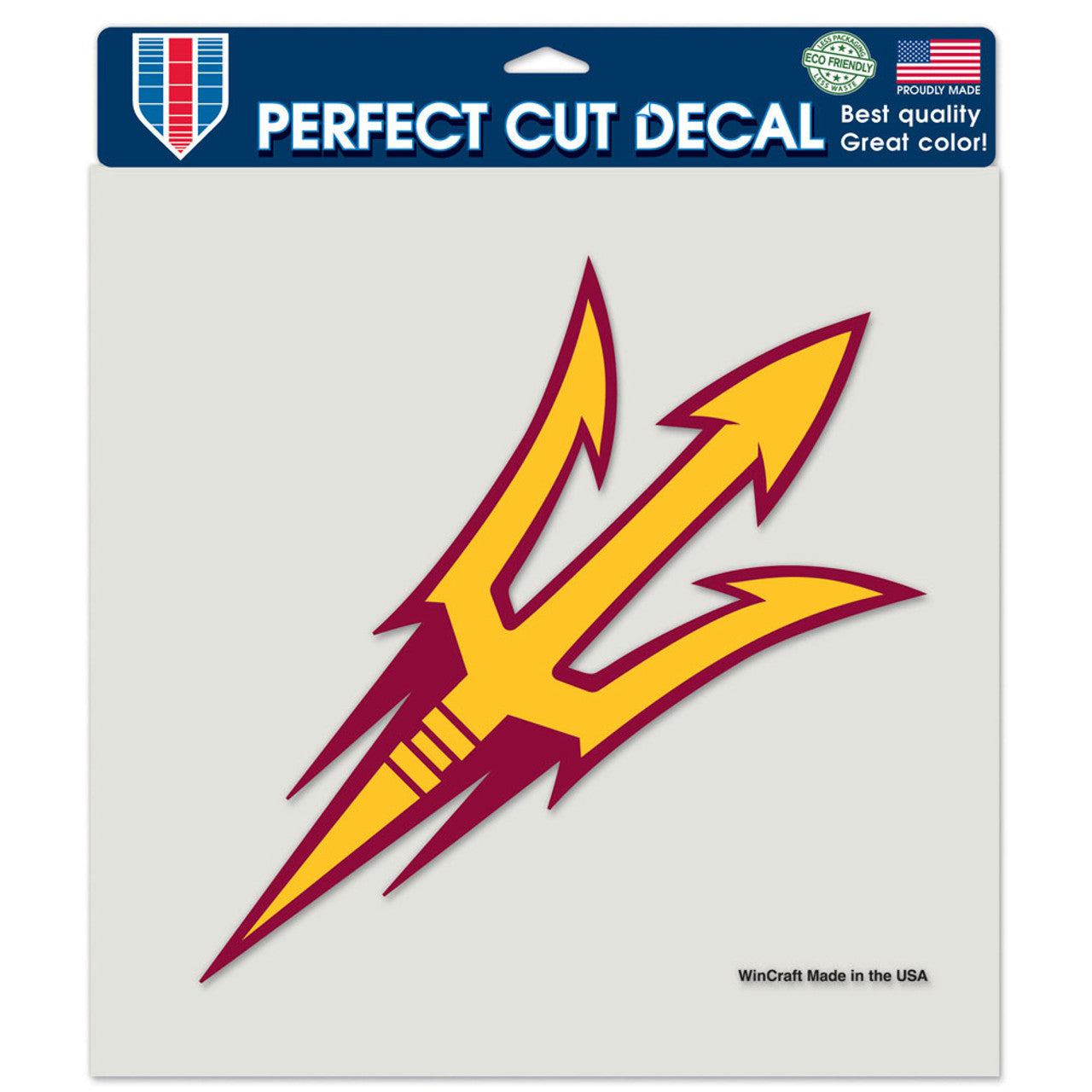 Arizona State Sun DevilsÂ Decal 8x8 Perfect Cut Color - Sports Collectibles, Sports Memorabilia, Sports Fan Shop, Sports Gifts
